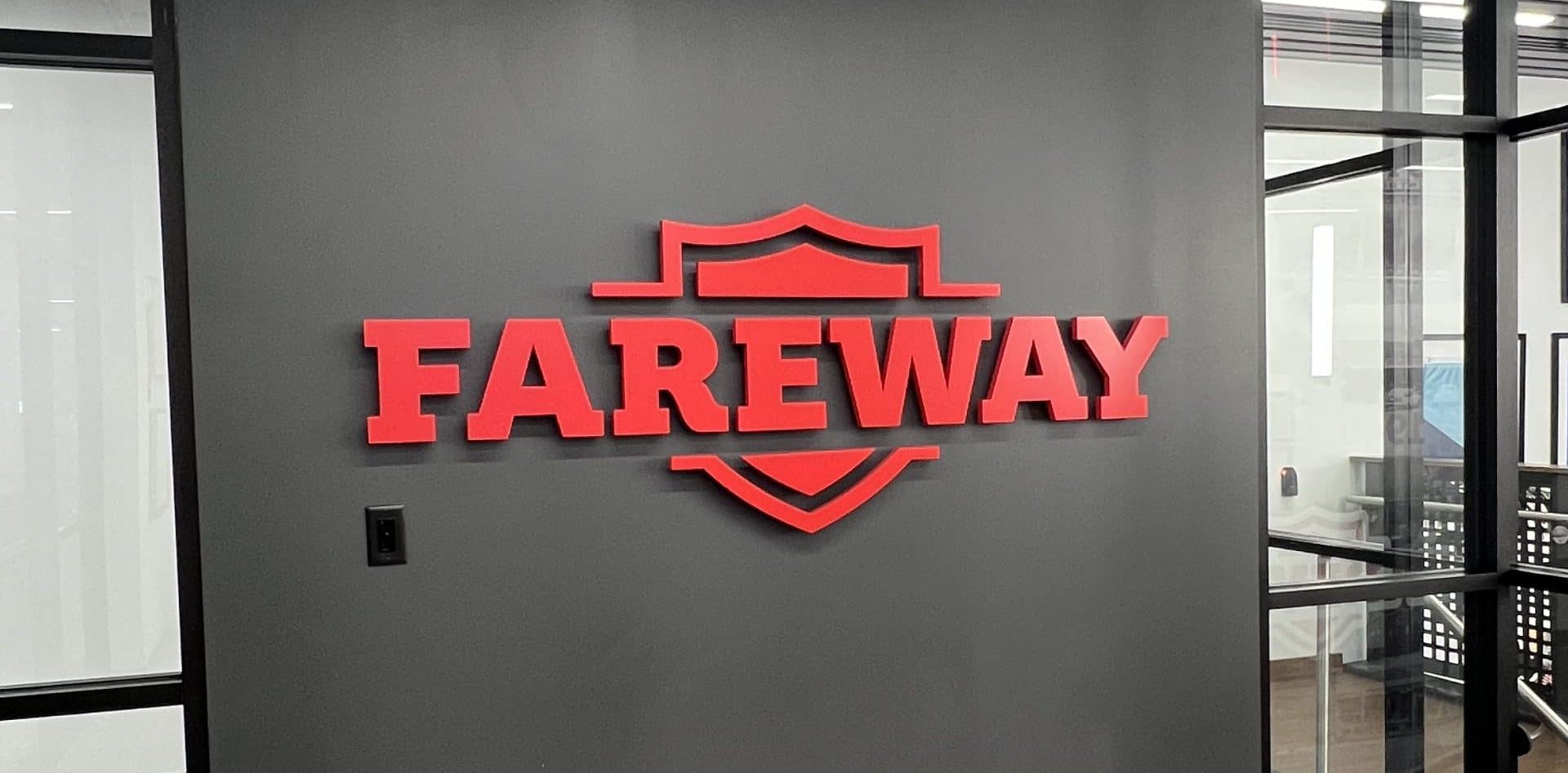 Conference Room Signage. Corporate Headquarters conference room signage. Dimensional Logo on wall.